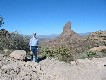 small image of Ray with Weaver's Needle in the background