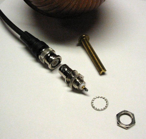 BNC panel hardware and BNC Cable